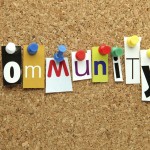 Community pinned on noticeboard