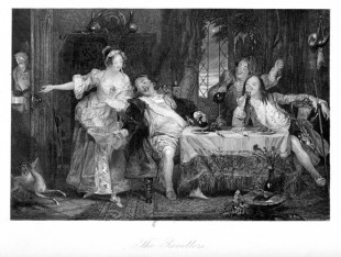 The Revellers - 18th century party