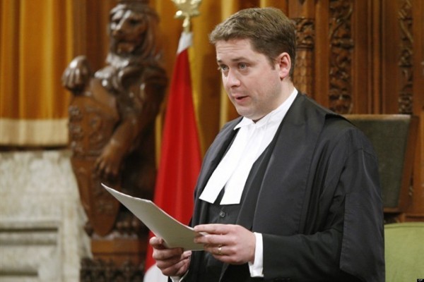 Former Speaker of the House of Commons, Andrew Scheer, now a vocal Brexiteer. The Canadian Press
