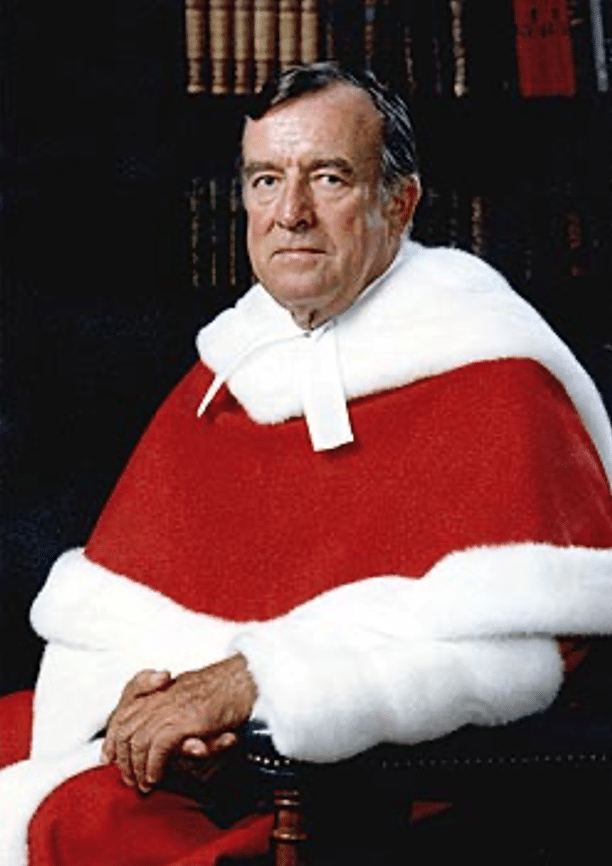 Losing the plot: In 1989, Chief Justice Brian Dickson upheld a Quebec censorship law aimed at child-focused advertisements; he then used this case to expound on the limits of free speech, ultimately formulating what became known as the “Irwin Toy test”.