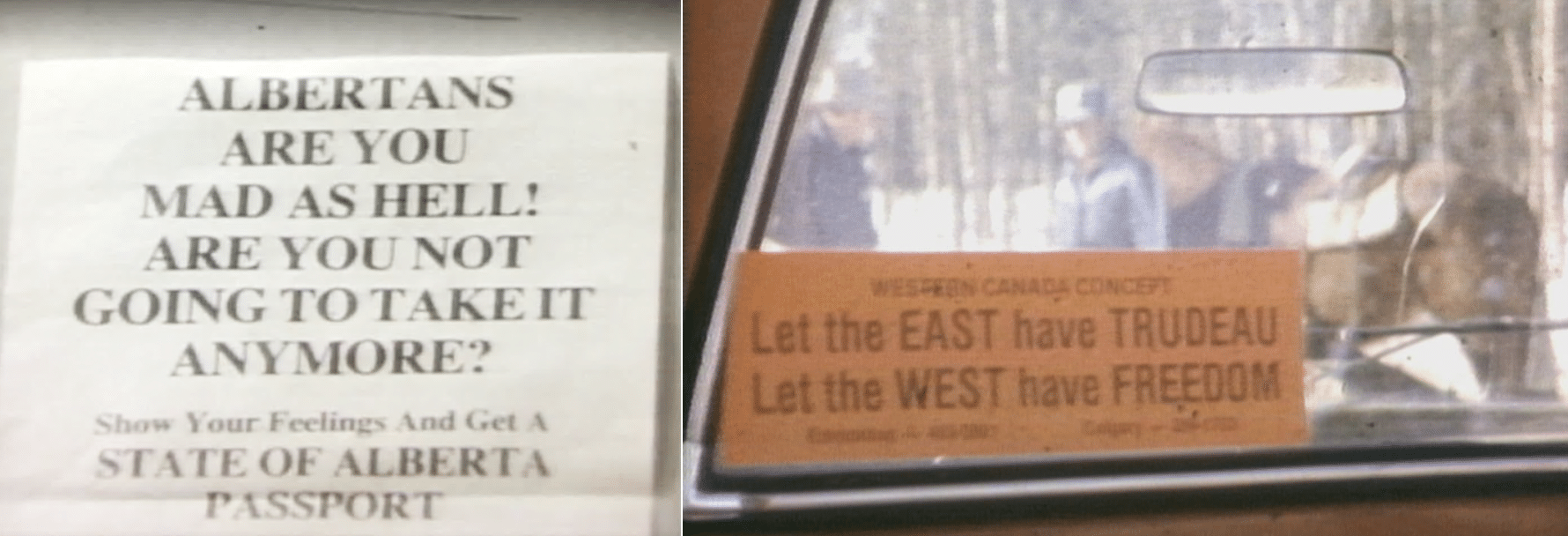 Alberta_separatism_Jason_Kenney_Alberta_politics_western_alienation_3 At the time of Kesler’s victory, Albertans openly expressed their discontent with Ottawa, urging their provincial government to act. Contrary to Jason Kenney’s gloomy predictions for the present day, such sentiments brought neither anarchy nor the demise of society. At right, a 1982 Western Canada Concept bumper sticker expresses a popular contemporary attitude towards the federal government; it was at this time that the phrase “Western alienation” entered the Canadian vocabulary.