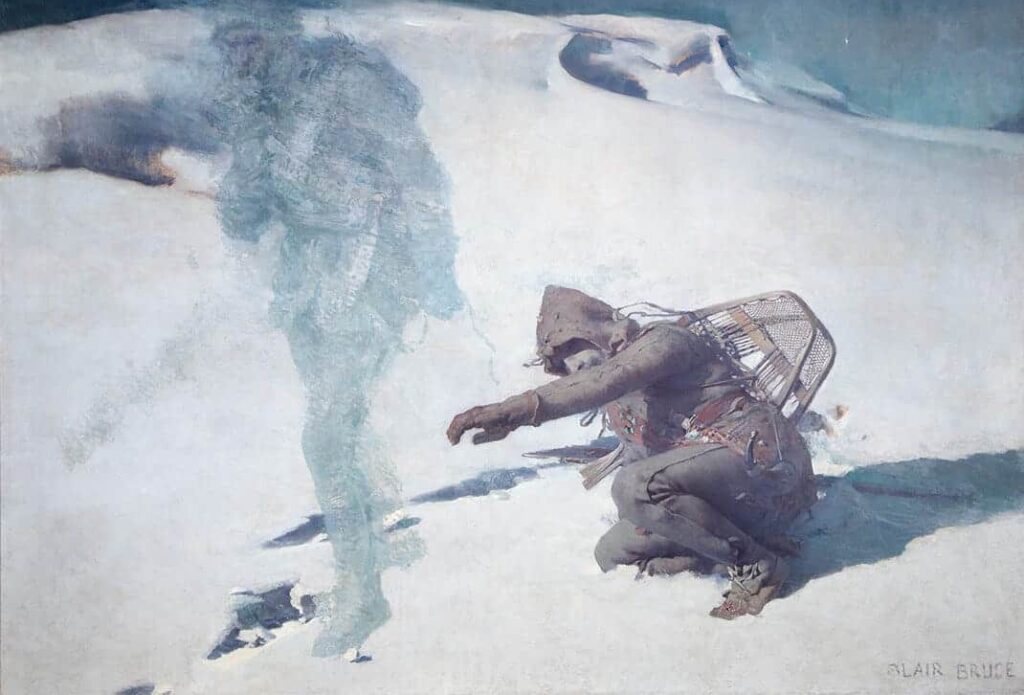 The Phantom of the Snow (1888) by William Blair Bruce.