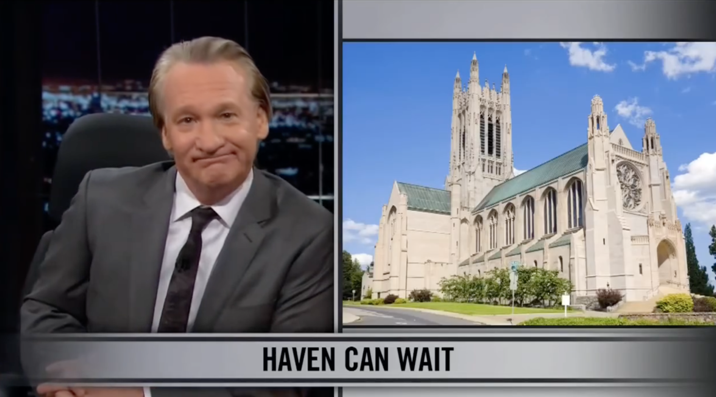He’d rather have brunch: In 2016, American comedian Bill Maher compared church attendance to a “Sunday morning hobby” that was undeserving of tax breaks. This “privatization” of religion has grown in popularity, but ignores its vast public role in promoting social welfare.