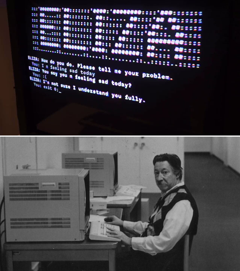 can_ai_think_jobs_ai_can't_replace_what_jobs_are_ai_proof_will_ai_replace_finance_jobs_1 “How do I make you feel?” Developed in the 1960s, ELIZA was a natural language processing system that used pattern-matching of words and phrases to mimic human conversation – conceptually akin to today’s ChatGPT and Grok. At bottom, ELIZA’s developer, Joseph Weizenbaum.