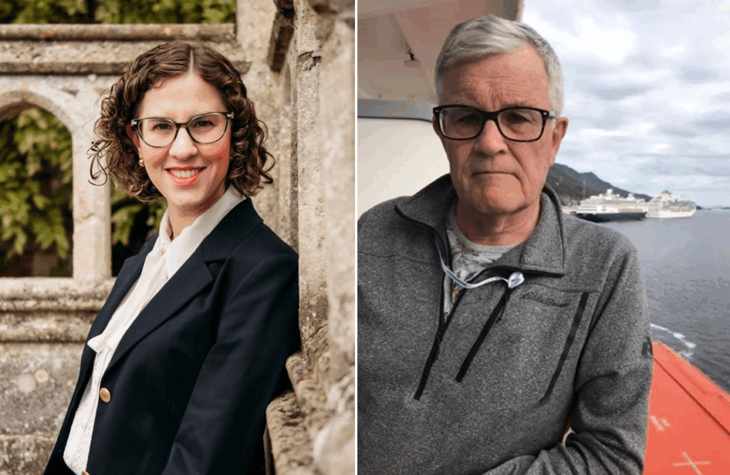 Flying under the radar? Pro-life activist Amanda Achtman (left) says MAID for infants isn’t high on her list of concerns given the backlash Roy’s initial suggestion received in 2022. Yet B.C. journalist Terry O’Neill (right) observes that Quebec’s keen interest in it, and reputation for ignoring national standards, means the possibility cannot be ignored.