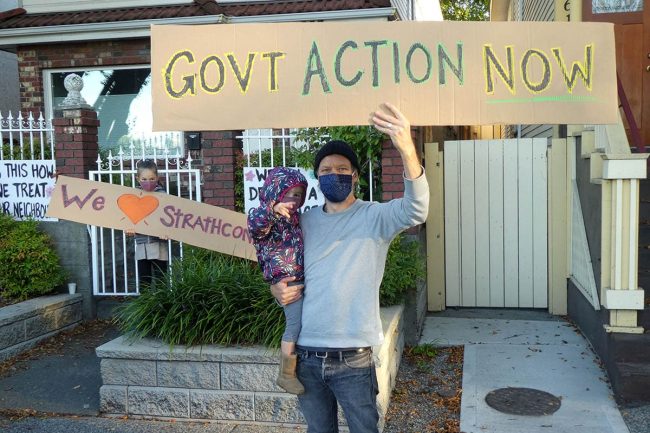 The issue of the homeless camp in Vancouver's Stratchona Park and government inaction on the file has left many residents frustrated.