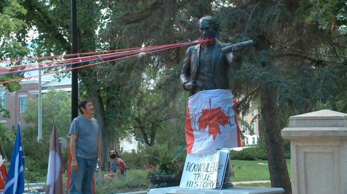 John A. Macdonald statues are being defaced across Canada, despite a career spent protecting native lives and interests.