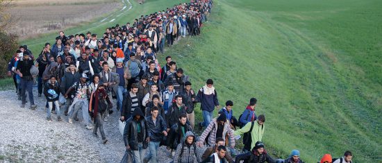 Wither Willkommenskultur? Despite many fanciful earlier claims, the notion of borderless migration now seems hopelessly naïve, given an inexhaustible supply of migrants. (Below, the Balkan route into Germany)