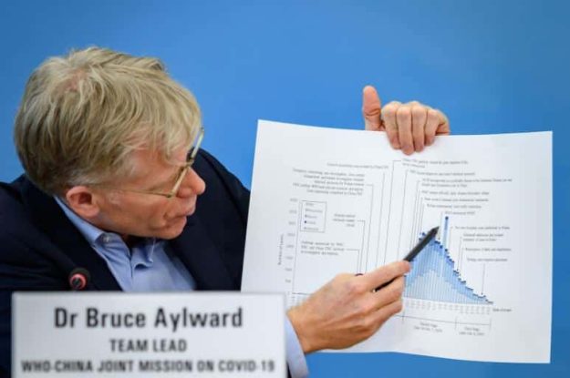Dr. Bruce Aylward's is pictured as his narrative of the COVID-19 pandemic was cast aside for not confirming to the majority.