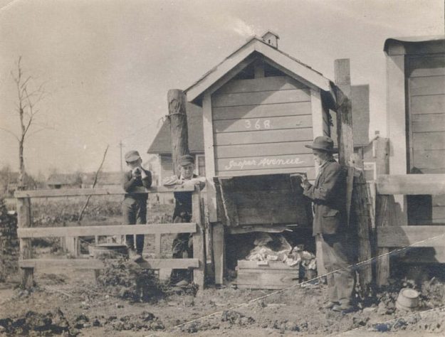Pictured are privies in Winnipeg that the council mandated be kept clean. An example of the true role of public health, as opposed to today's government overreach into private life through public health topics.
