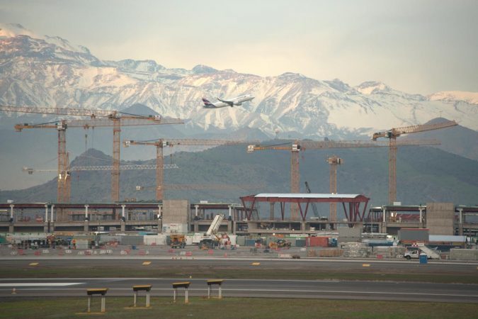 Bankruptcy is not as much of a possibility for privatized airports, such as the one pictured here in Chile