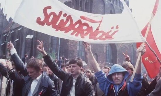 Weissenberger – Inset 13 (below)1 The totalitarian threat is perennial, but the fight is worthwhile: NATO’s rearmament in the early 80s despite intense protests (pictured above) and Poland's grassroots Solidarity movement (below) helped bring about the fall of Soviet Communism.