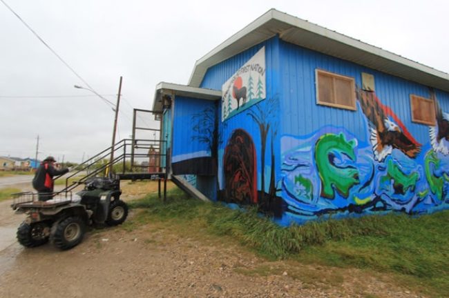 The problem with parallelism: Nation-to-nation relations are impossible when Indigenous development is dramatically uneven; the band office in prosperous Osoyoos, B.C. (above) and impoverished Attawapiskat, Ontario (below).
